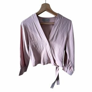 Everlane Silk Wrap Blouse 2